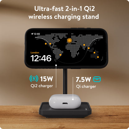 Wireless Charging Stand - Matte Black